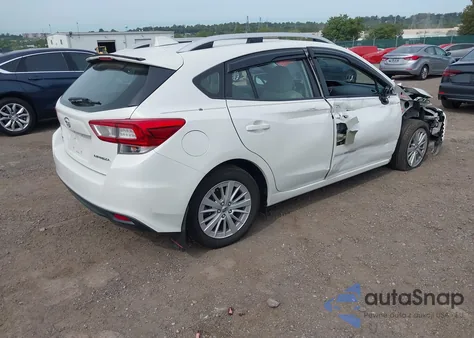 2018 Subaru Impreza 2.0I Premium из США, поврежденный, VIN 4S3GTAB67J3705018